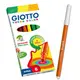 【義大利 GIOTTO】可洗式兒童安全彩色筆(6色)