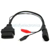 1X 3 Pin to 16 Pin OBD2 Adapter Connector Diagnostic Cable for Fiat Alfa Lancia