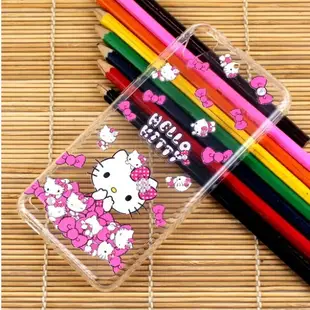 【Hello Kitty】HTC Desire 530 D530u 彩鑽透明保護軟套