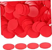 Generic 100Pcs Bingo Counting Chips Colored Round Game Tokens for Board Games Poker and Family Fun Smooth Surface Fine Workmanship Accessories