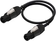 ROBAUN 1PC Waterproof Stage Light Powercon Cable, NAC3FCA NAC3FCB AC Cable Connector, 250V 20A Power, with Rohs 1M-10M(Output-Output,8m)