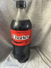 Share a Coke with Charles 2025 Personalized Gift Coca Cola Bottle 20oz Zero