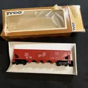 Vintage TYCO Burlington 344B Hopper Car West HO Scale Train Car in Box New