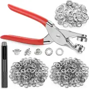 643Pcs Grommet Tool Kit 12Mm 1/2 Inch(Inside Hole Size) Eyelet Kit with 320 Pcs
