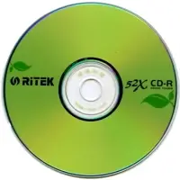 在飛比找Yahoo奇摩購物中心優惠-錸德 Ritek 環保綠葉 52X CD-R 100片