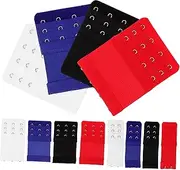 12pcs 3 Hook Extender Bra Extensions 3 Hook Women Extender Hooks Bra Extenders 4 Hook Bra Hooks Bra Extender 4 Hook Bra Strap Extender Bra Extender 2 Hook Bra Clips Polyester LIFKOME
