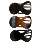 3pcs Elegant Matte Hair Clip 8-Shaped Spring Clamp Hair Accessories for Women