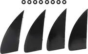 Paddle Board Fins - Safe Reinforced Surfboard Fins | Reinforced Removable Equipment Set, Replacement Canoe Accessories for Inflatable Paddle Board, Swim, Dive and Other Water Activities