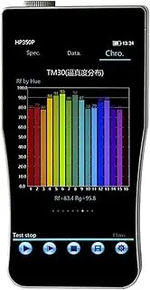HP350P High Precision Spectrometer with Touch Screen Display Plant Spectral Illuminance Meter PPFD PAR Light Analyzer for Home, Plant Growth Lab