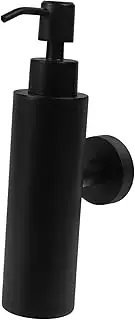 minkissy Bathroom Soap Dispenser Stainless Steel Wall-mounted Soap Holder Manual Pump for Body Wash Shampoo Space-saving