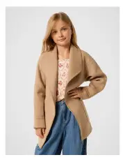 [Forever New Girls] Claris Teen Wrap Coat in Camel
