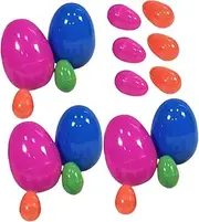 JOINPAYA 18pcs Filler Egg Kinder Egg Decorating Eggs Fake Egg Ornaments for Egg Lifelike Colored Egg Decoration Egg Egg Party Supply Egg Molds Plastic