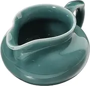 BESTYASH Ceramic Sauce Dispenser Gravy Boat Multi Function Sauce Cup for Condiments Non Slip Base for Individual Serving Family Sharing Great for Housewarming
