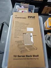 Pyle 1UX2 Server Rack Shelves - Universal Device Server Rack Mounting Tray -Pair