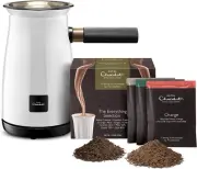 New Velvetiser Hot Chocolate Machine Complete Starter Kit, White