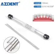 1Box AZDental Orthodontic Stainless Steel Lingual Retainer Wire Flat Twist Wires