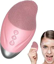 Face Cleansing Brush - Soft Silicone Face Massager - Rechargeable Vibrating Waterproof Simple Skin Care Tools For Deep Cleansing, Exfoliation & Firming