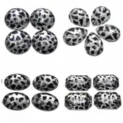 Craft Silver Leopard Acrylic Flatback Sewing Rhinestone Gems Sew on Beads