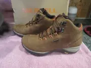 *NEW Womens Tan Merrell Siren Traveler 3 Mid WP Hiking Boots, 8