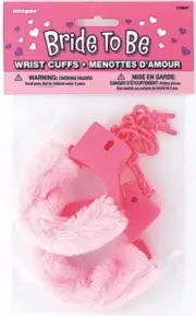 Hens Night Wrist Cuffs Fluffy