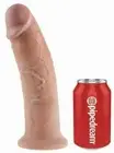 Dildo MAXI realistic vaginal anal phallus with suction cup BIG soft fake penis