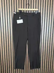 New Brioni Dress Pants 56 Mens Brown Gray Flat Front Houndstooth Wool 38x32