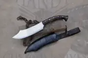 Custom Handmade Jungle Machete-Hand forged Survival Hunting Machete & sheath