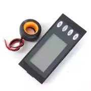 100A AC Digital LED Power Meter Monitor Voltage KWh Time Watt Voltmeter Ammeter