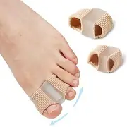 Silicone Toe Spreader Separator Bunion Hallux Valgus Corrector Thumb Finger Correction Toe Separator Silicone Pedicure Tools Bones Orthopedics Bunion Corrector