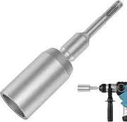 [Oxtxuzdm] Ground Rod Driver Heavy Duty Grounding Rod Steel Drill Bits Driver Wear Resistant Ground Rod Bits Socket For Hammer
