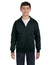 Hanes Youth 7.8 oz. EcoSmart 50/50 Full-Zip Hood - P480