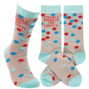 Primitives by Kathy - Spread Kindness Like Confetti Socks - 120463