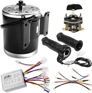 [YC Yier] 36V 800W Brushed DC Motor Electric Bicycle Kit Controller Throttle Kit Reverse Switch for E-Bike Scooter Motor Go Kart ATV Razor Dirt MX350
