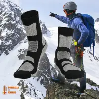 在飛比找momo購物網優惠-【Porabella】雪地襪 羊毛襪 厚羊毛 襪雪襪 登山襪