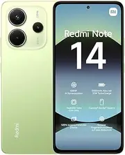 Xiaomi Redmi Note 14 Smartphone, 6+128GB, Green, 108MP AI Camera System, 5500mAh Battery, 120Hz Eye-Care Display, AI Features (no Charger Included), 2 Year Warranty