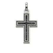 Buy Pendant "Black Cross Pavé" by Thomas Sabo online - THOMAS SABO Australia