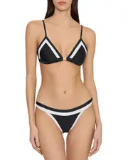 Milly Positano Colorblock Bikini Top