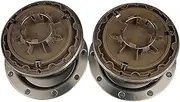 4pcs Car Wheel Center Caps Hub Cover Compatible with Audi TT 8D0601165K 146MM Send Logo Wheel Center Caps(Gray)
