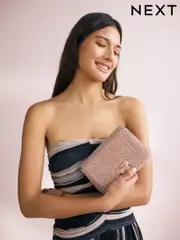 Champagne Sparkle Mini Cross-Body Bag (AU1741) | $71