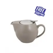 12x Teapot w Infuser 350mL Stone Grey Bevande Tealeaves Tea Leaf Coffee Brew Pot
