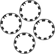20in Hub Cap Patch Premium ABS Material Matte Black Scratch Proof Hubcap Stickers Fit for Model Y 2021-2023 40PCS Easy Installation Wheel Hub Decals Fit for Owners