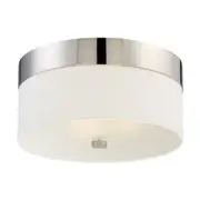 Crystorama Grayson 3 Light Polished Nickel Ceiling Mount - 293-PN