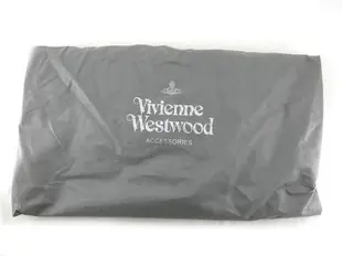 保證真品／正品．Vivienne Westwood．日本限定．雙拉鍊設計皮革後背包/雙肩包-大象灰(附防塵袋)