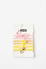 [Cotton On Kids] Cotton On Kids - Hannah Hair Ties - Canary/mixed ties OS CANARY/MIXED TIES