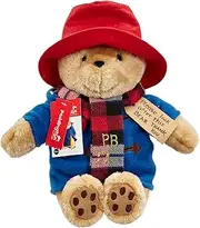 Rainbow Designs Commemorative Paddington Bear Teddy with Scarf - Inspired by Peggy Fortnum's Illustrations - Premium Quality, Large Cuddly Paddington Toy