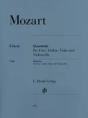 Mozart Quartets for Flute Violin Viola & Cello Henle Urtext Sheet Music Book