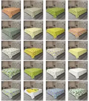 Ambesonne Lemons Pattern Flat Sheet Top Sheet Decorative Bedding 6 Sizes