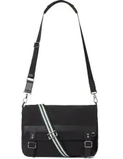 [Marcs] Marius Leather Trim Satchel in Black