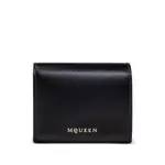 [Alexander Mcqueen] Alexander Mcqueen Leather Wallet ONE SIZE BLACK