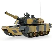 POCO DIVO Abrams M1A2 US Battle Tank RC Airsoft Panzer 1/24 Scale Model 2.4Ghz Remote Control Military Vehicle Combat Fight Infrared BB